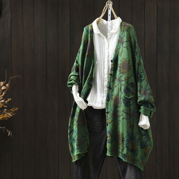 Tactile Knit V-Neck Regular Fit Cardigan for Mindful Daily Wear