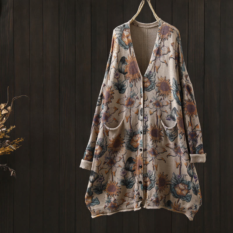 Tactile Knit V-Neck Regular Fit Cardigan for Mindful Daily Wear