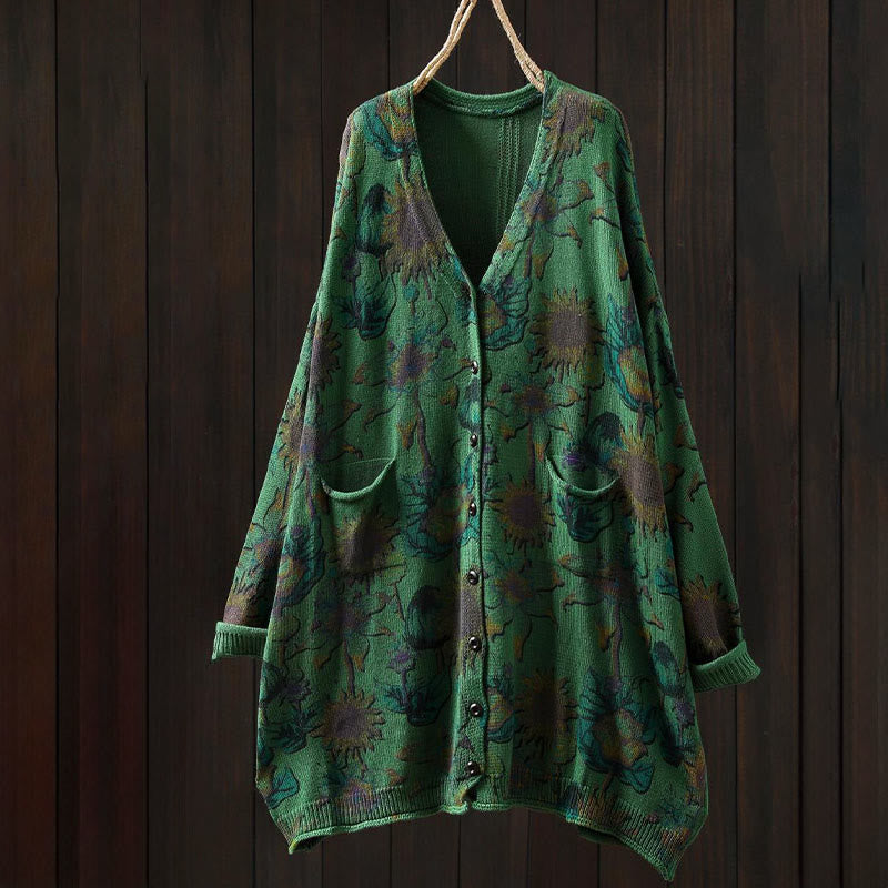 Tactile Knit V-Neck Regular Fit Cardigan for Mindful Daily Wear