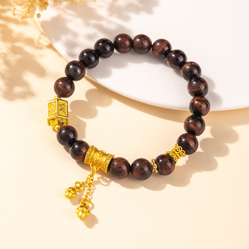 Various Tiger Eye Alloy Balance Bracelet