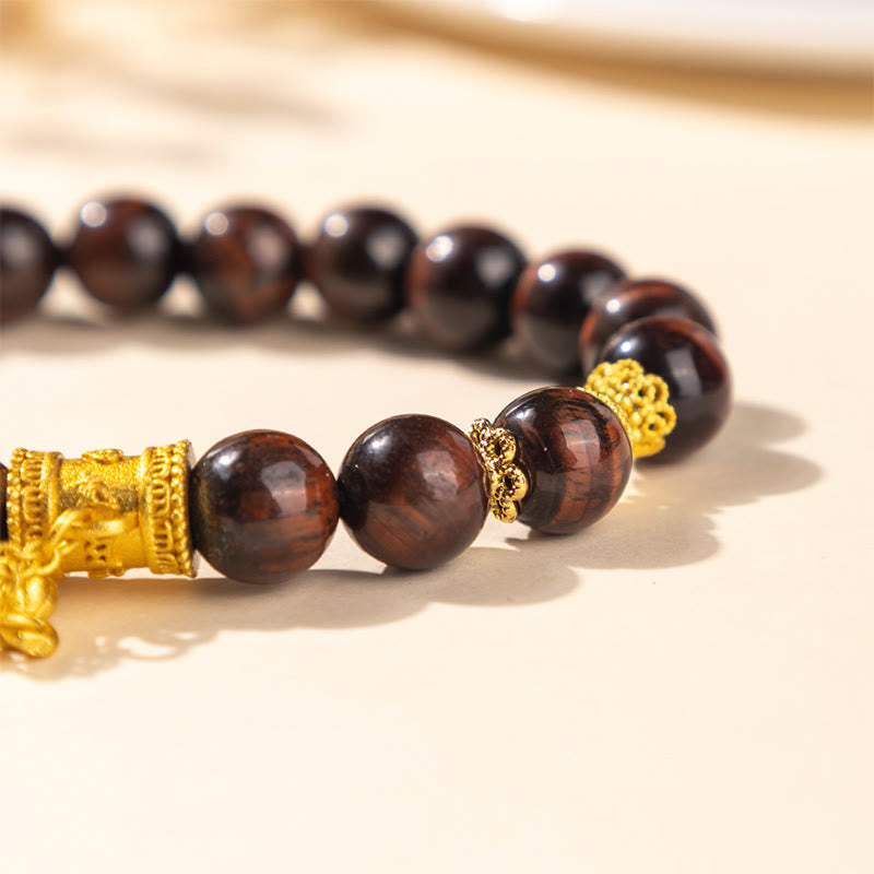 Various Tiger Eye Alloy Balance Bracelet