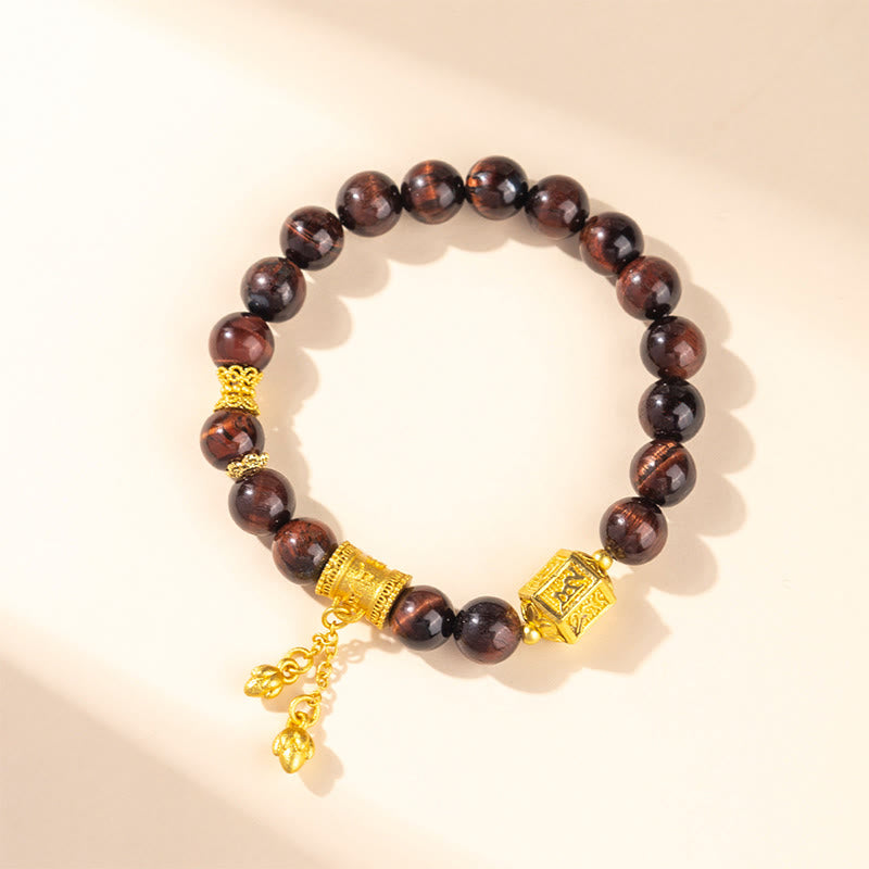 Various Tiger Eye Alloy Balance Bracelet