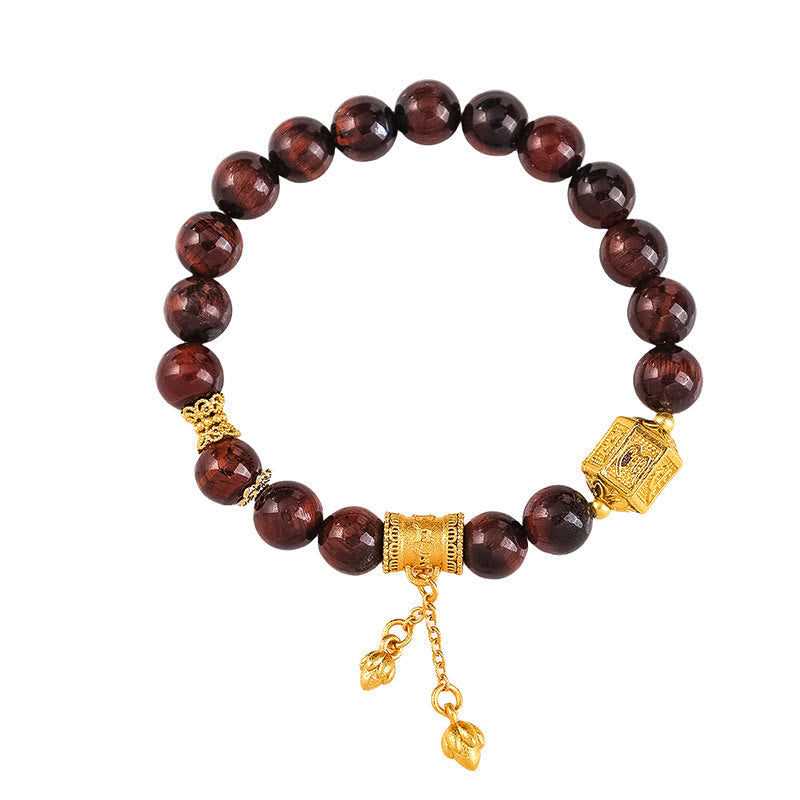 Various Tiger Eye Alloy Balance Bracelet