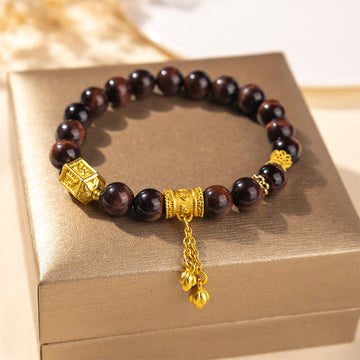 Various Tiger Eye Alloy Balance Bracelet