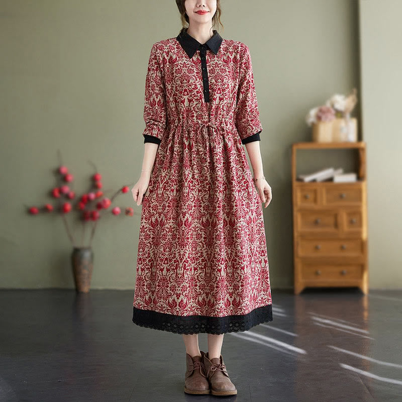 Breathable Cotton Minimalist Midi Dress for Daily Mindful Wear