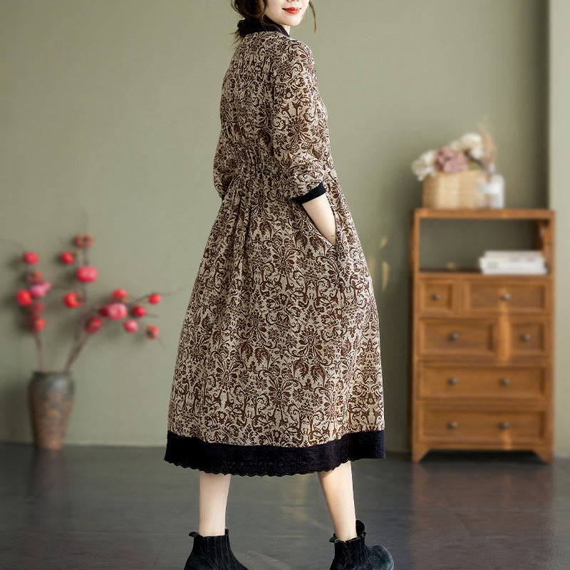 Breathable Cotton Minimalist Midi Dress for Daily Mindful Wear