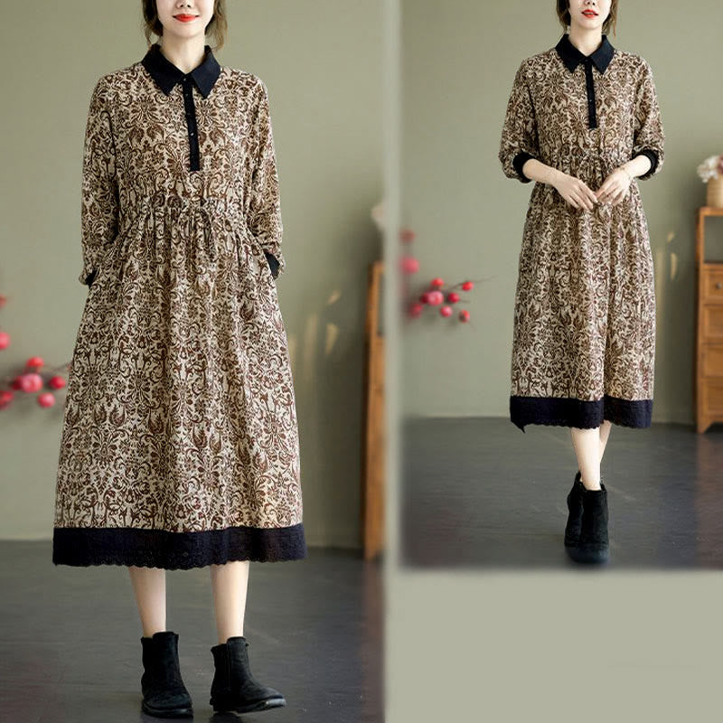 Breathable Cotton Minimalist Midi Dress for Daily Mindful Wear