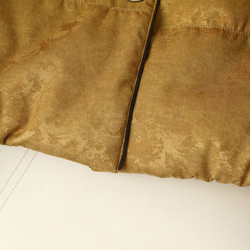 Jacquard Frog-Button Cold-Weather Grounding Jacket