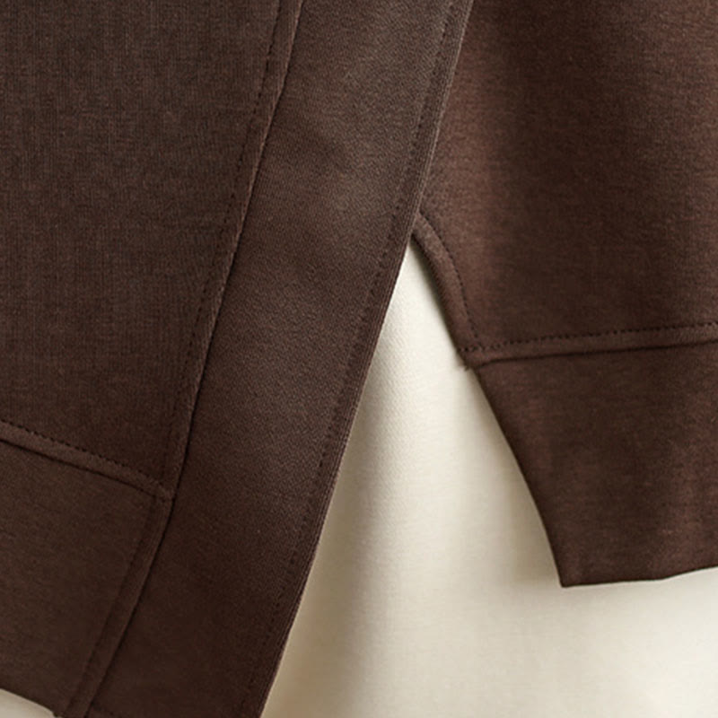 Structured Cotton Asymmetric Mindful Sweatshirt