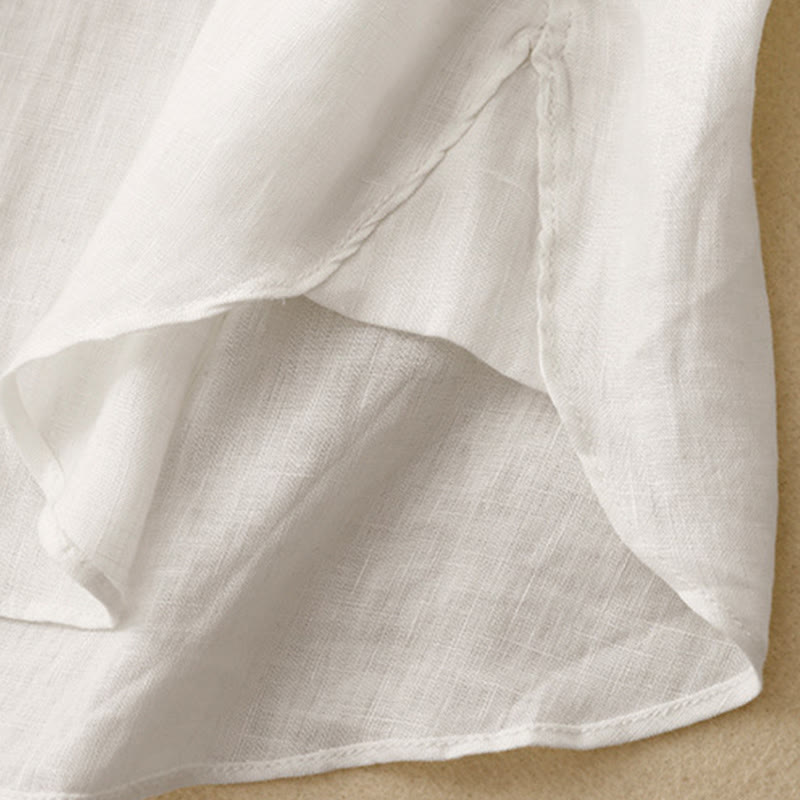 Breathable Cotton Long-Sleeve Mindful Meditation Shirt