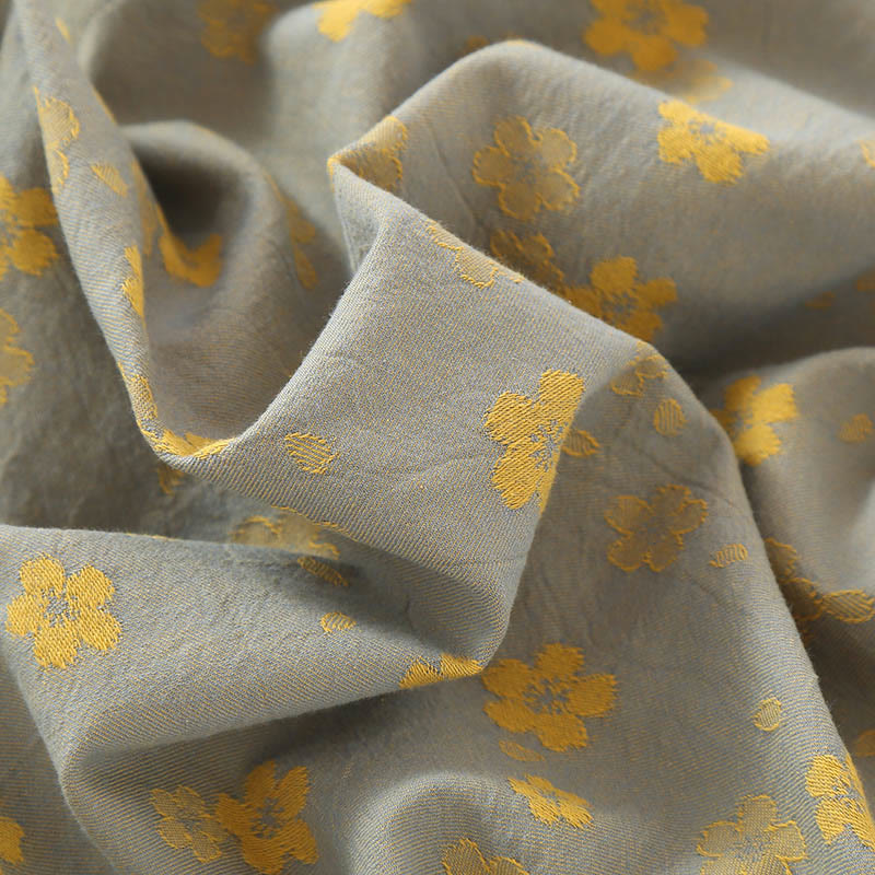 Tactile Cotton Floral Frog-Button Mindful Lounge 2-Piece Outfit