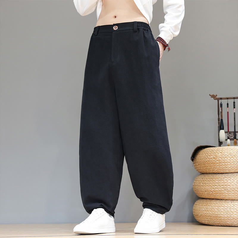 Structured Cotton Tapered Mindful Movement Pants
