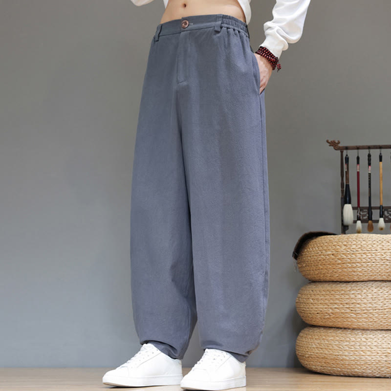 Structured Cotton Tapered Mindful Movement Pants