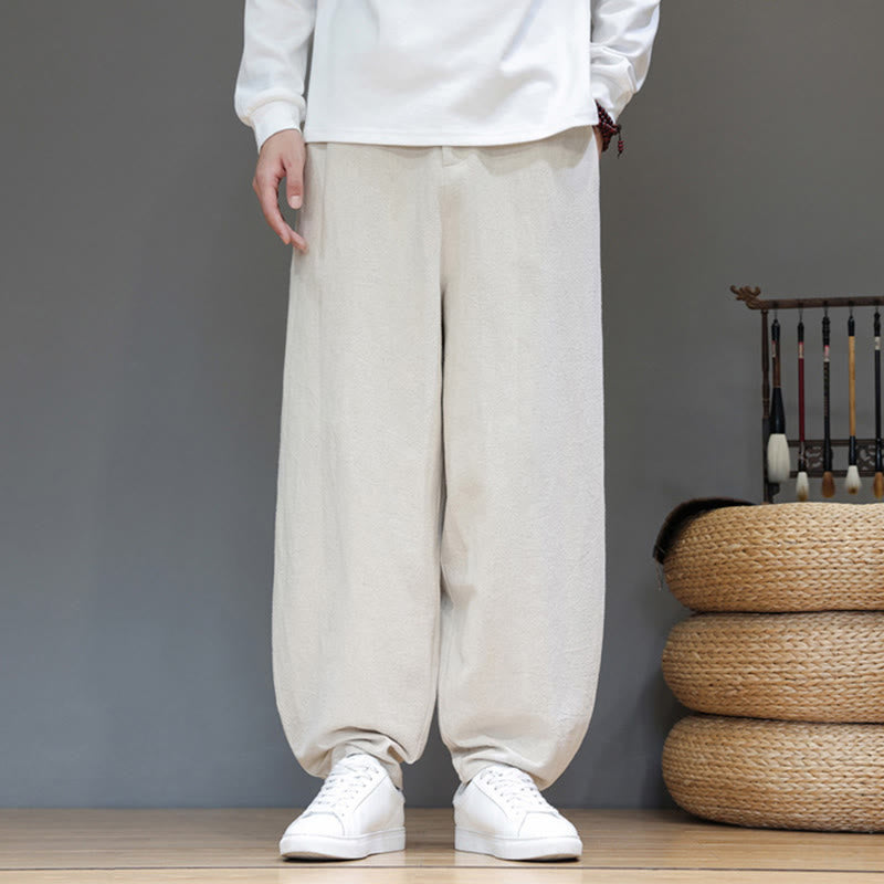 Structured Cotton Tapered Mindful Movement Pants