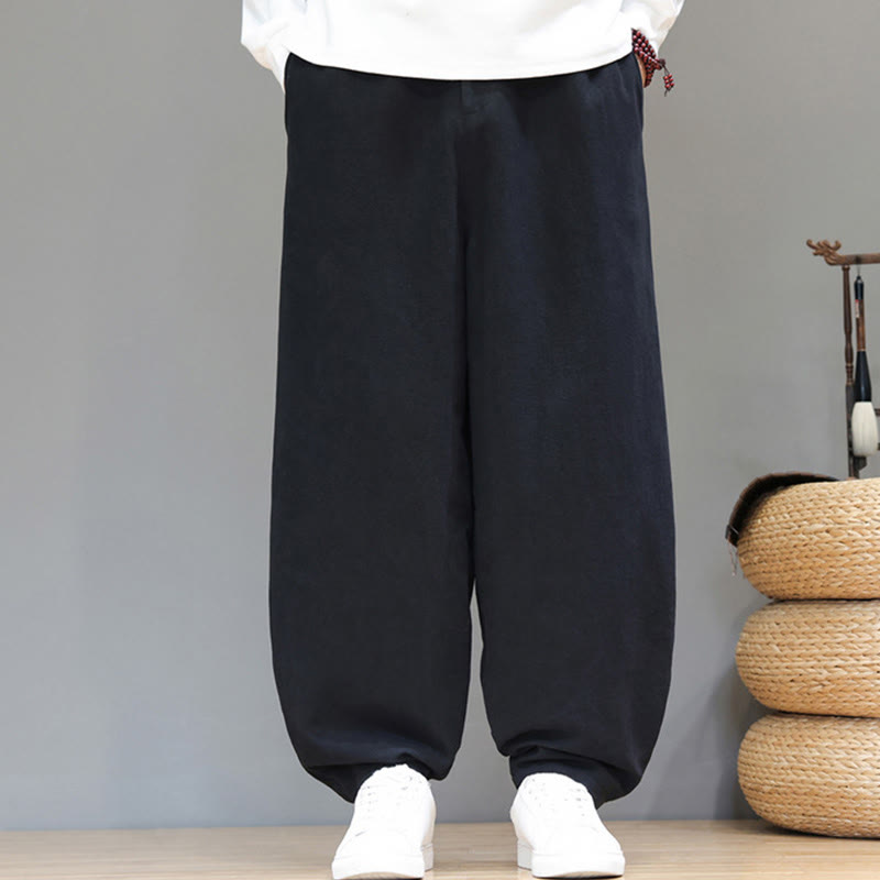 Structured Cotton Tapered Mindful Movement Pants