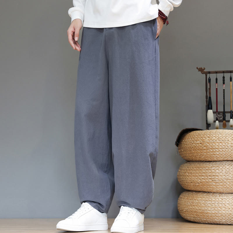 Structured Cotton Tapered Mindful Movement Pants
