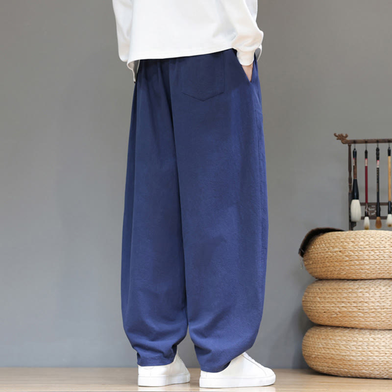 Structured Cotton Tapered Mindful Movement Pants