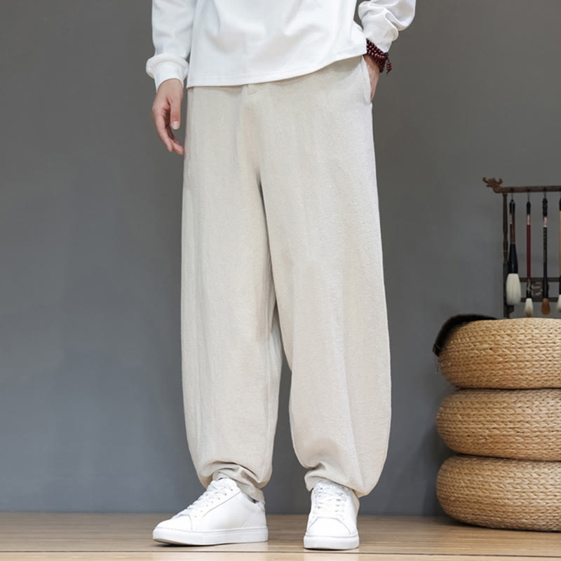 Structured Cotton Tapered Mindful Movement Pants