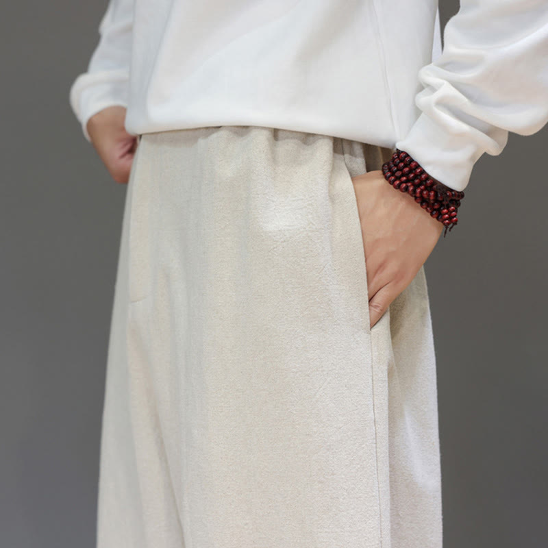 Structured Cotton Tapered Mindful Movement Pants