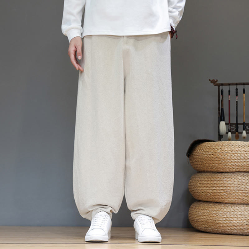 Structured Cotton Tapered Mindful Movement Pants