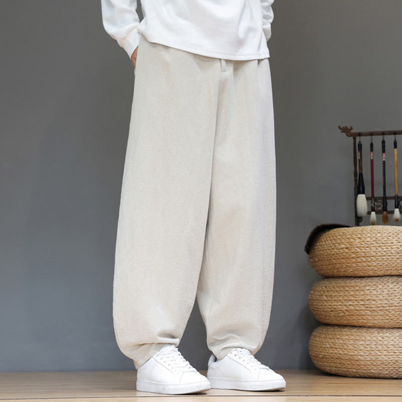 Structured Cotton Tapered Mindful Movement Pants