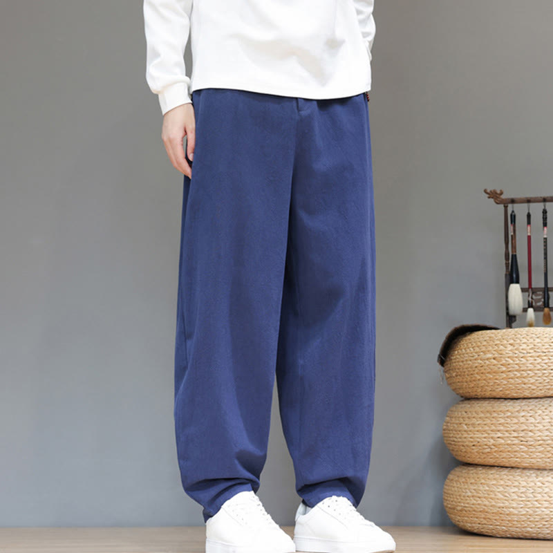Structured Cotton Tapered Mindful Movement Pants