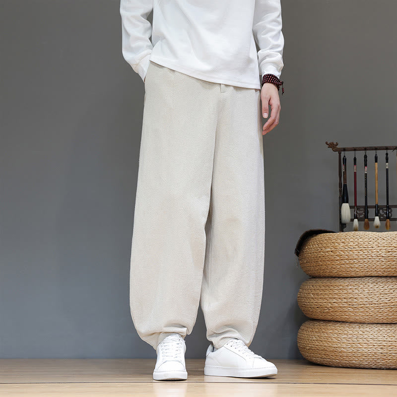 Structured Cotton Tapered Mindful Movement Pants