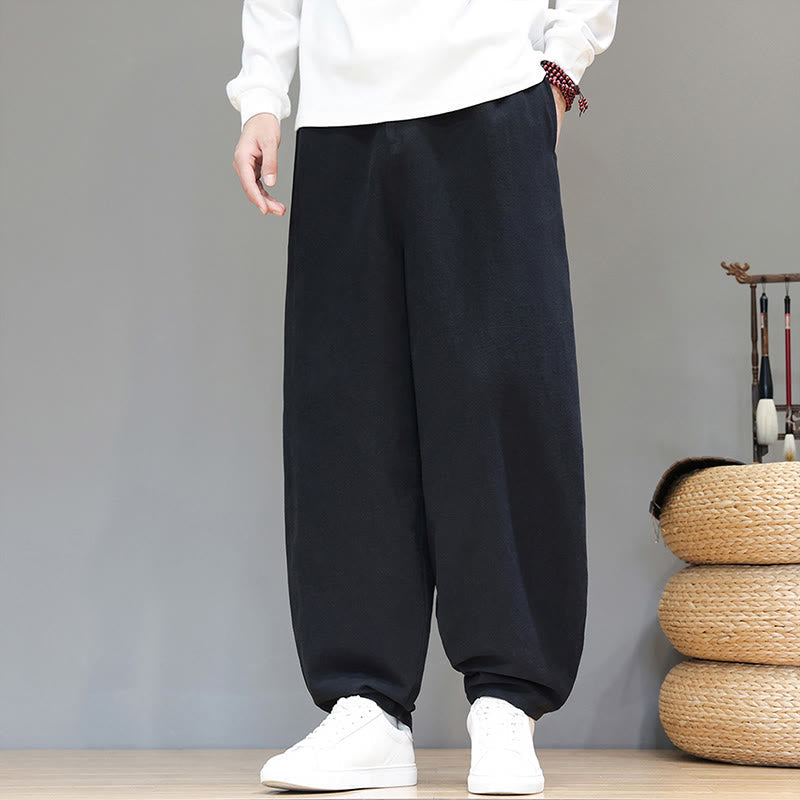 Structured Cotton Tapered Mindful Movement Pants