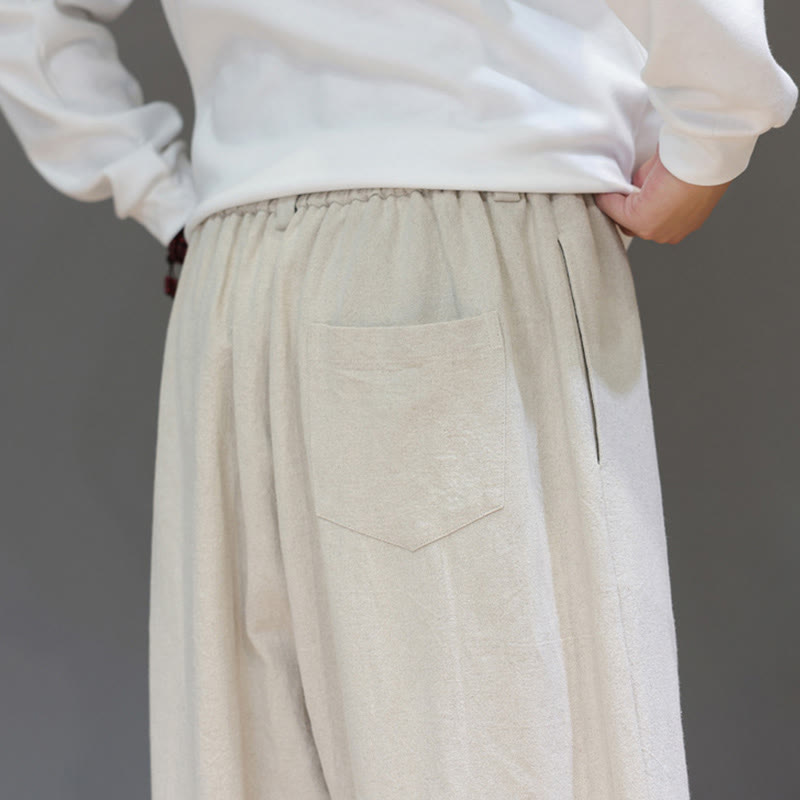 Structured Cotton Tapered Mindful Movement Pants