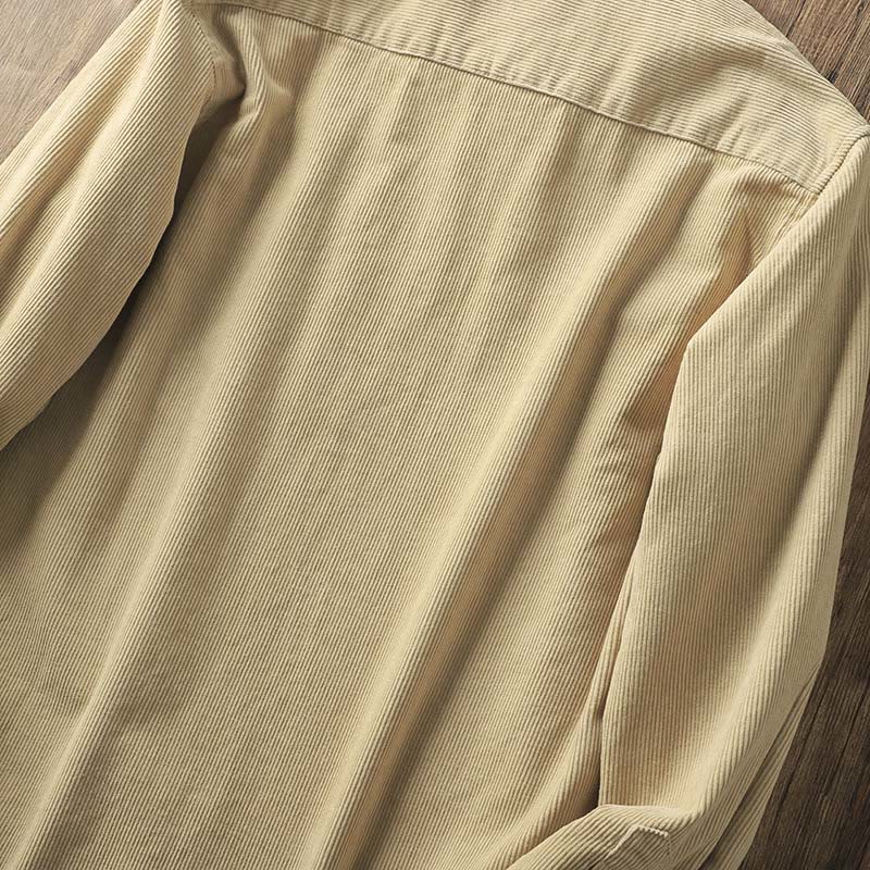 Tactile Corduroy Structured Mindful Outerwear Jacket