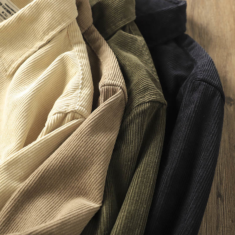 Tactile Corduroy Structured Mindful Outerwear Jacket