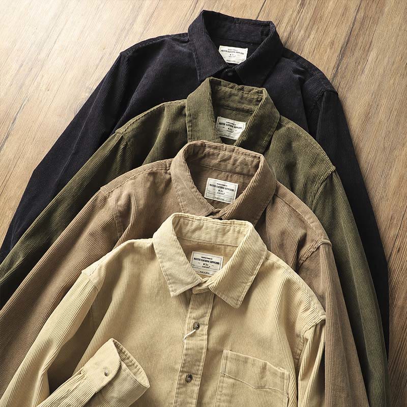 Tactile Corduroy Structured Mindful Outerwear Jacket