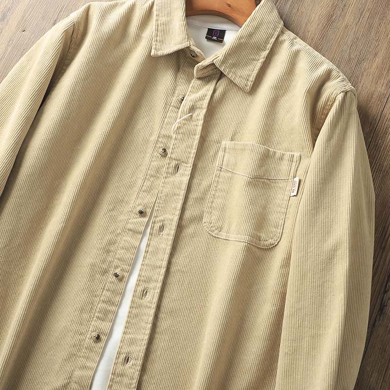 Tactile Corduroy Structured Mindful Outerwear Jacket