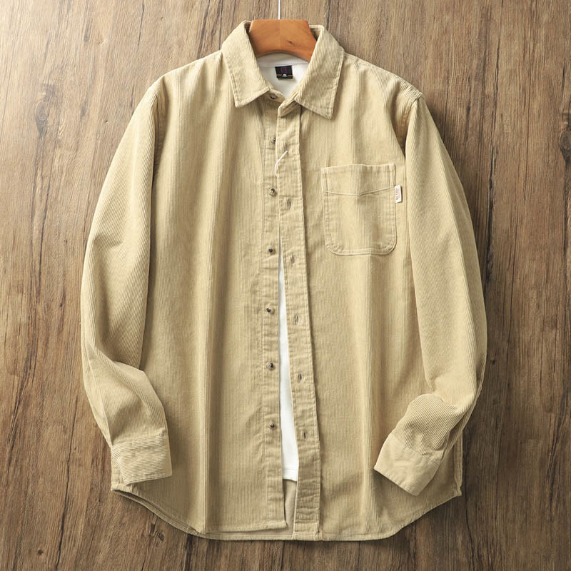 Tactile Corduroy Structured Mindful Outerwear Jacket