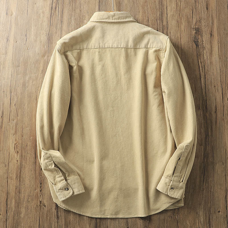 Tactile Corduroy Structured Mindful Outerwear Jacket