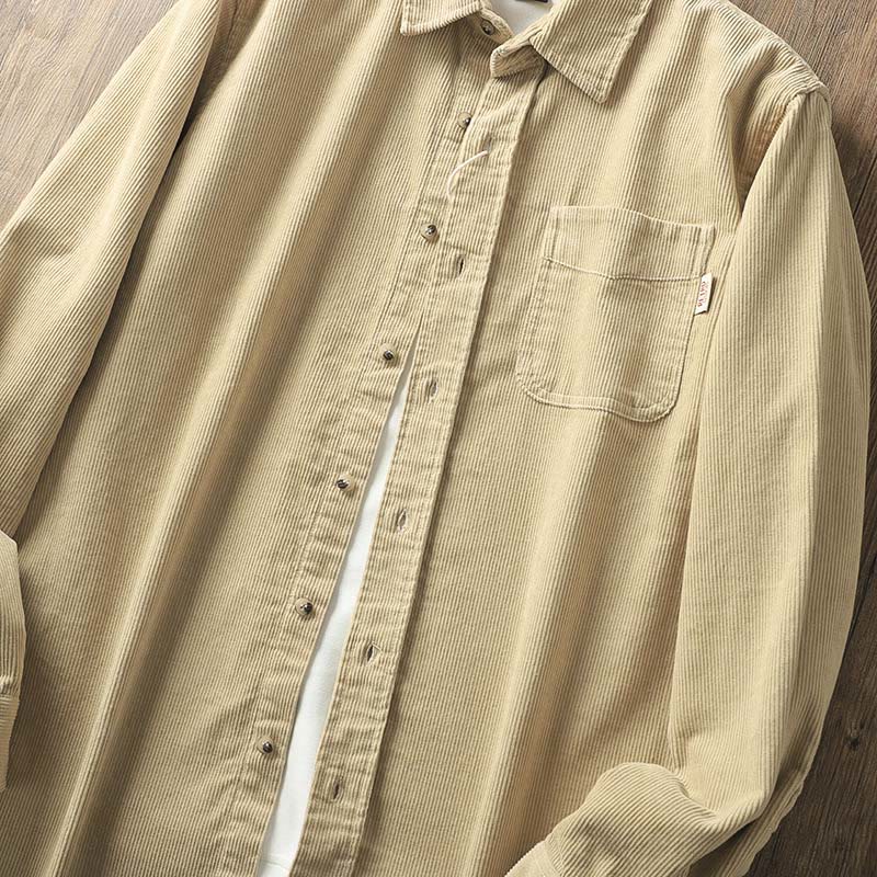 Tactile Corduroy Structured Mindful Outerwear Jacket
