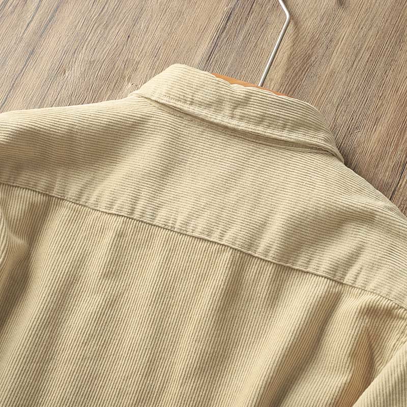 Tactile Corduroy Structured Mindful Outerwear Jacket