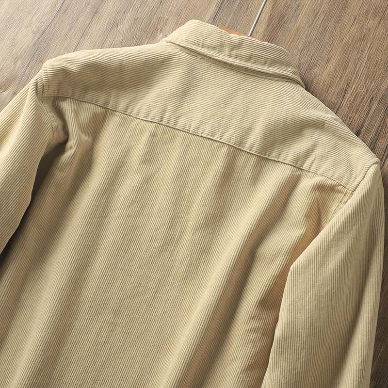 Tactile Corduroy Structured Mindful Outerwear Jacket