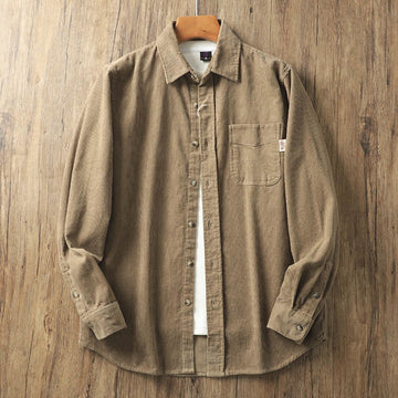Tactile Corduroy Structured Mindful Outerwear Jacket