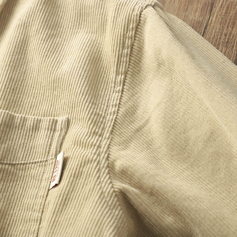Tactile Corduroy Structured Mindful Outerwear Jacket
