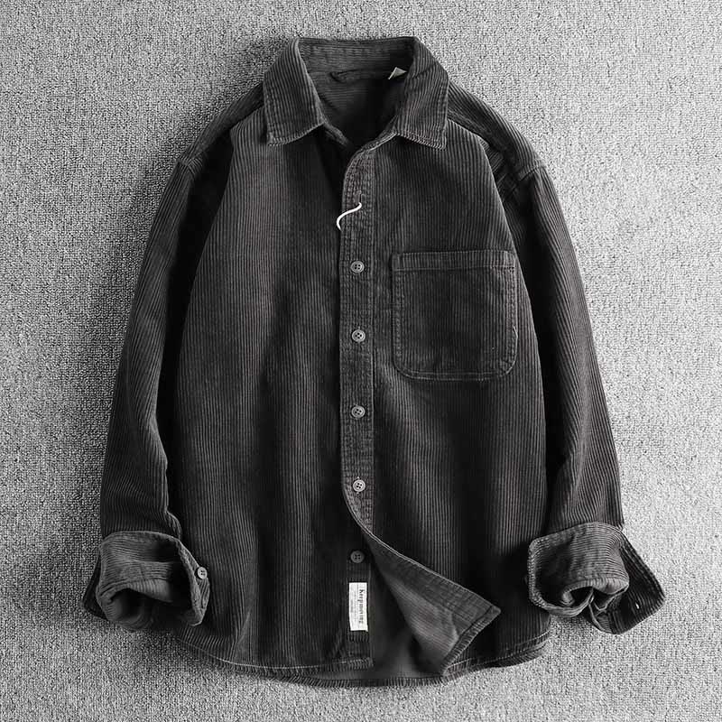 Structured Thickened Single-Breasted Mens Grounding Jacket