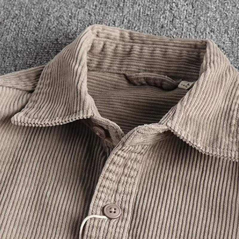 Structured Thickened Single-Breasted Mens Grounding Jacket