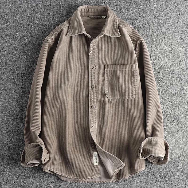 Structured Thickened Single-Breasted Mens Grounding Jacket