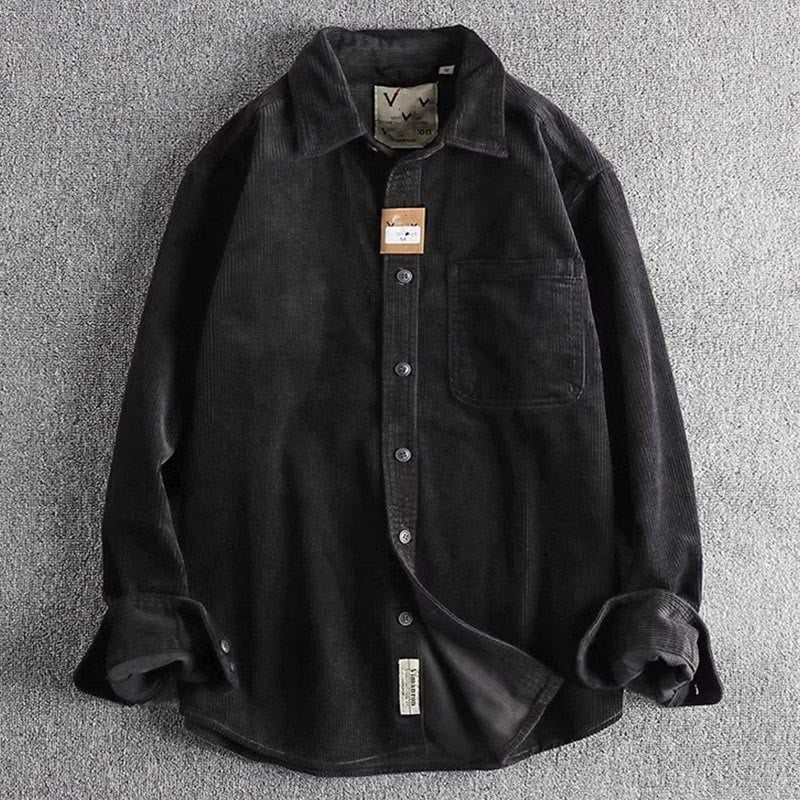 Structured Thickened Single-Breasted Mens Grounding Jacket