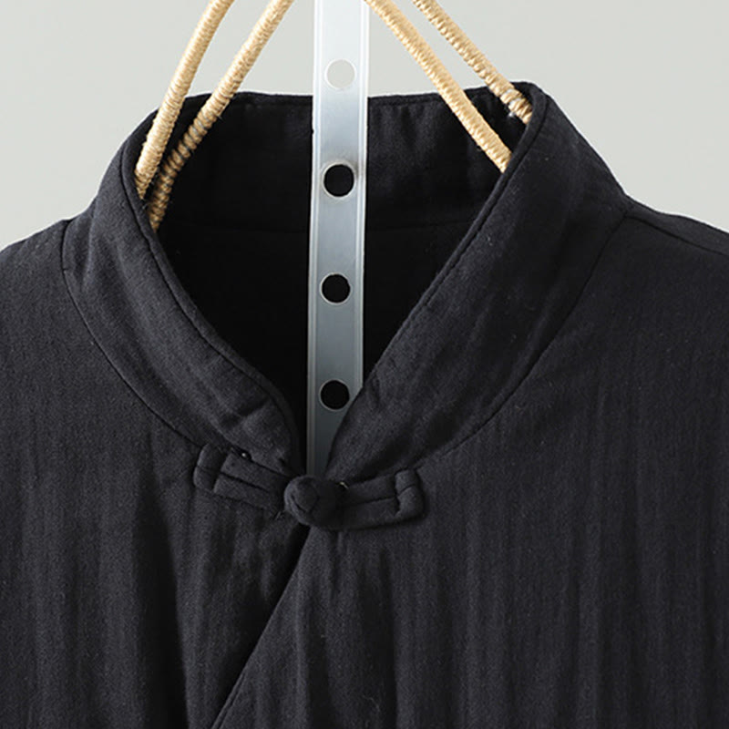 Winter Solid Flower Long Sleeve Cotton Women's Thermal Jacket