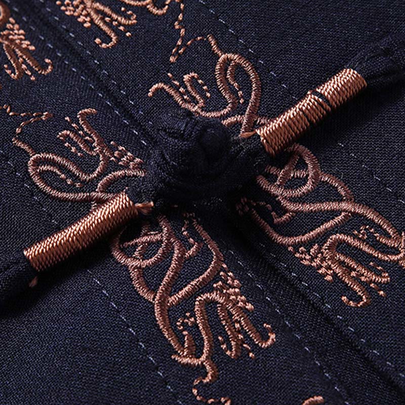 Tactile Embroidered Men's Meditation and Mindful Movement Suit