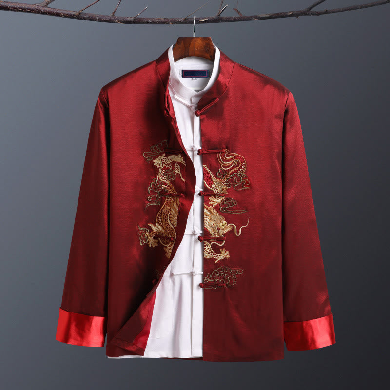 Men's Breathable Stand-Collar Mindful Meditation Jacket