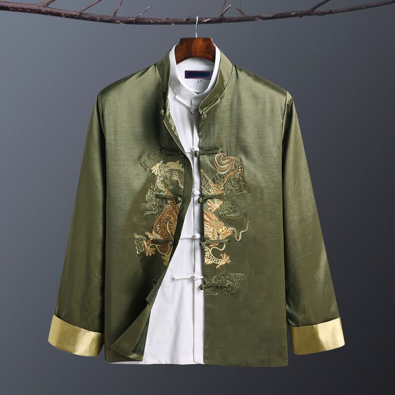 Men's Breathable Stand-Collar Mindful Meditation Jacket