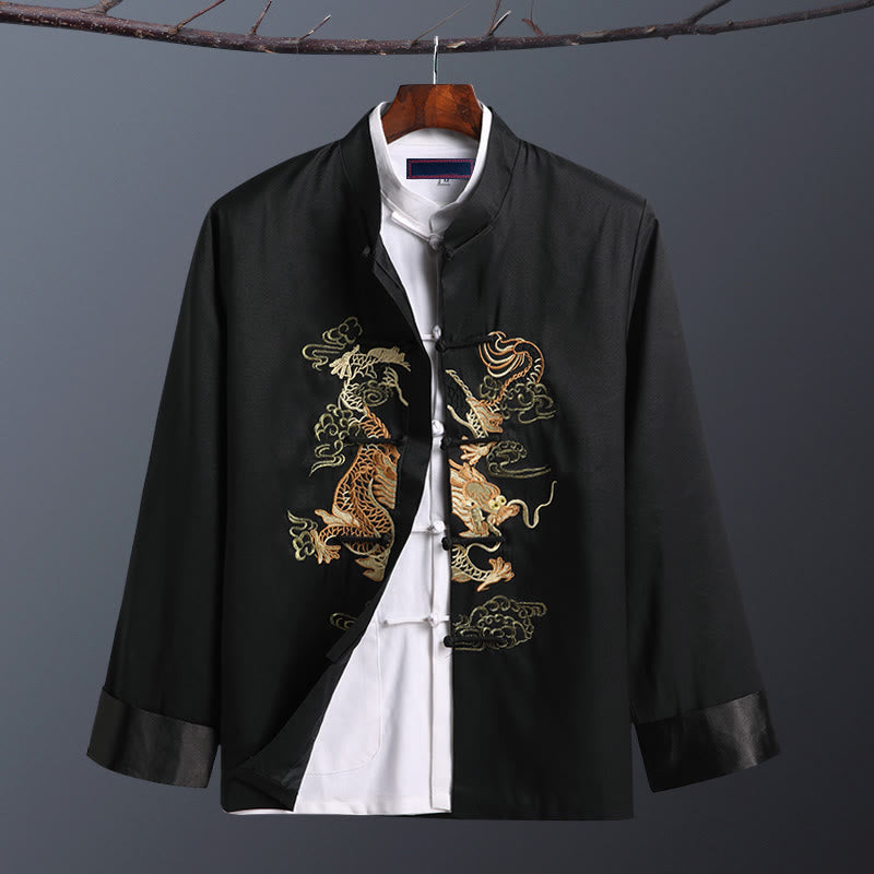Men's Breathable Stand-Collar Mindful Meditation Jacket