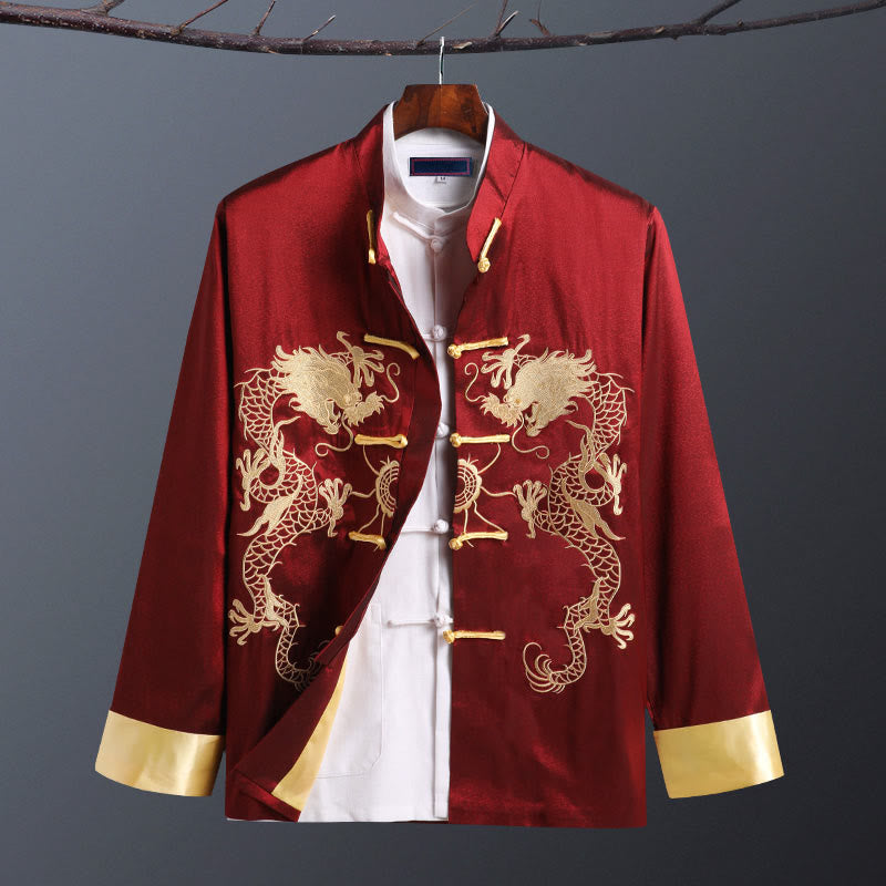 Men's Breathable Stand-Collar Mindful Meditation Jacket